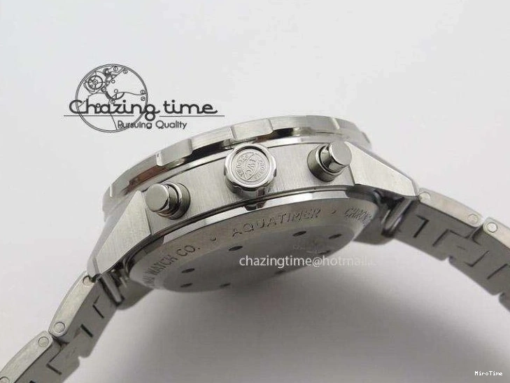 MIROTIME 0520 Classic Aquatimer Chrono IW376803 V6F 1:1 Best Edition Black Dial On SS Bracelet A 7361